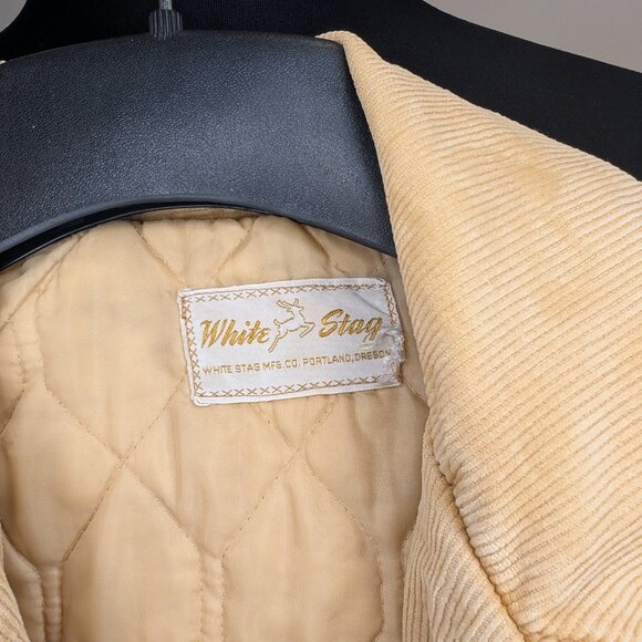 Barn Jacket Quilted Corduroy with Tie Waist - Women's sz M - Picture 2 of 13